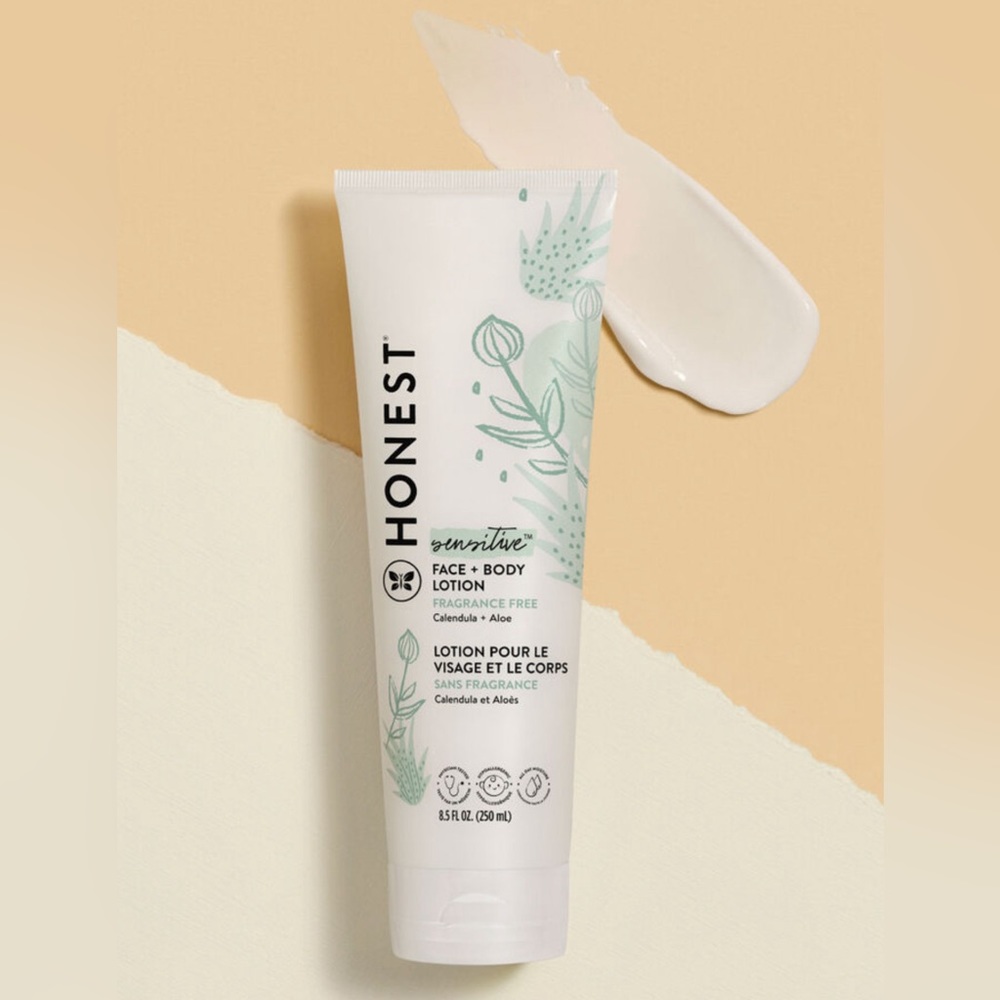 The Honest Company - FACE + BODY LOTION, SENSITIVE unscented Aloe + Calendula